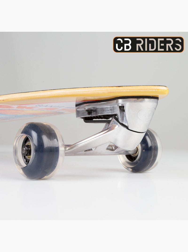 Skateboard per bambini cb riders a 4 ruote nero, 74 cm N/D - Kiabi