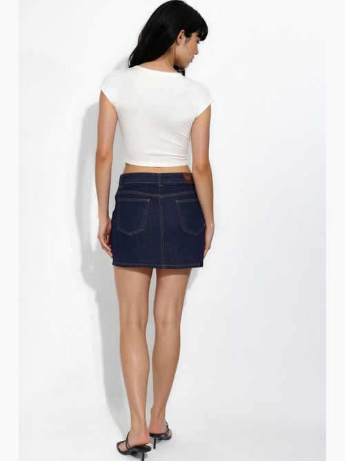 Skort in denim hiccup - Kiabi Skort in denim hiccup - Kiabi