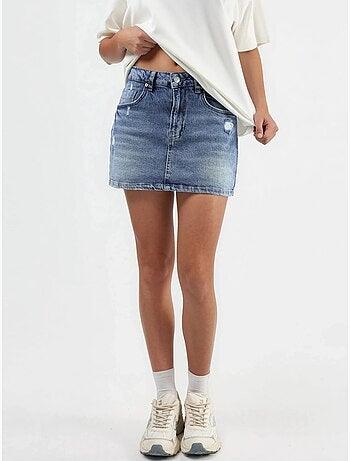 Skort in denim hiccup