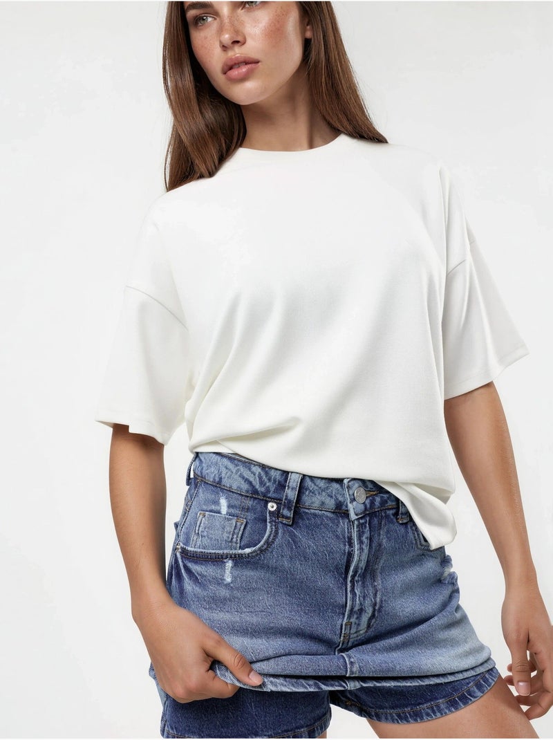Skort in denim hiccup Blu zaffiro - Kiabi