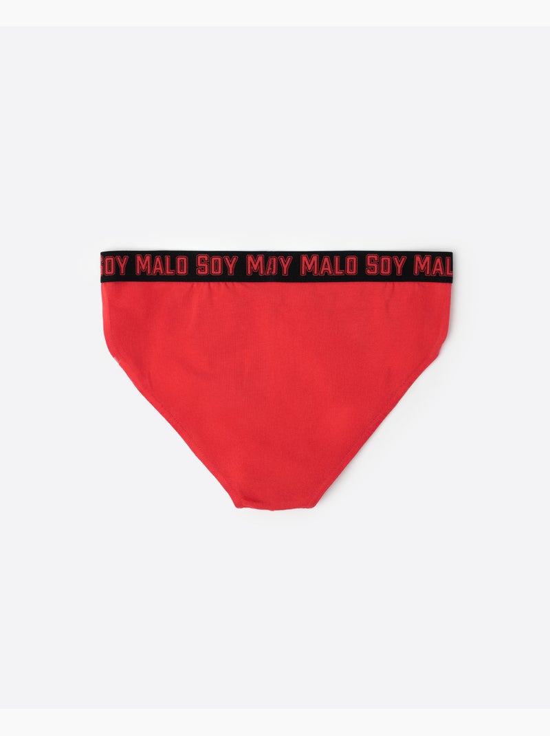 Slip a marsupio color carbone da uomo ADMAS Rosso - Kiabi