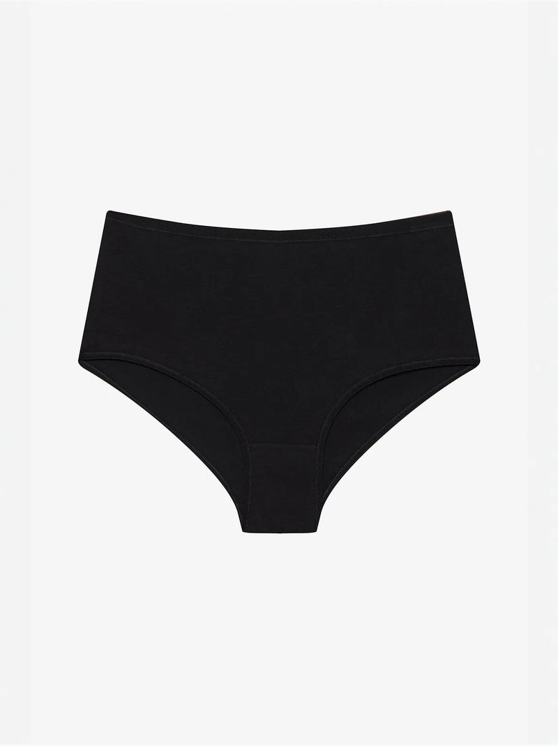 Slip a vita alta 3 pezzi penti Nero - Kiabi