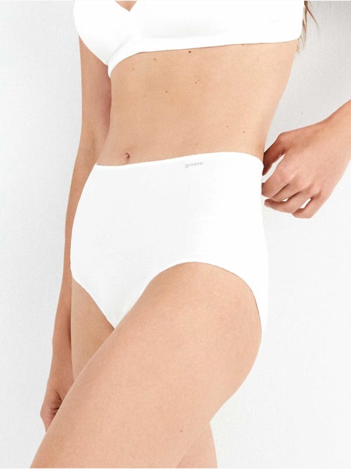 slip a vita alta cotone biologico - Kiabi slip a vita alta cotone biologico - Kiabi