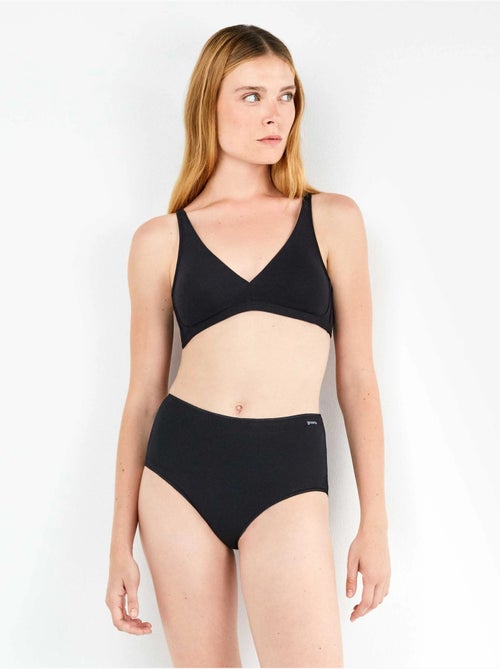 slip a vita alta cotone biologico - Kiabi slip a vita alta cotone biologico - Kiabi