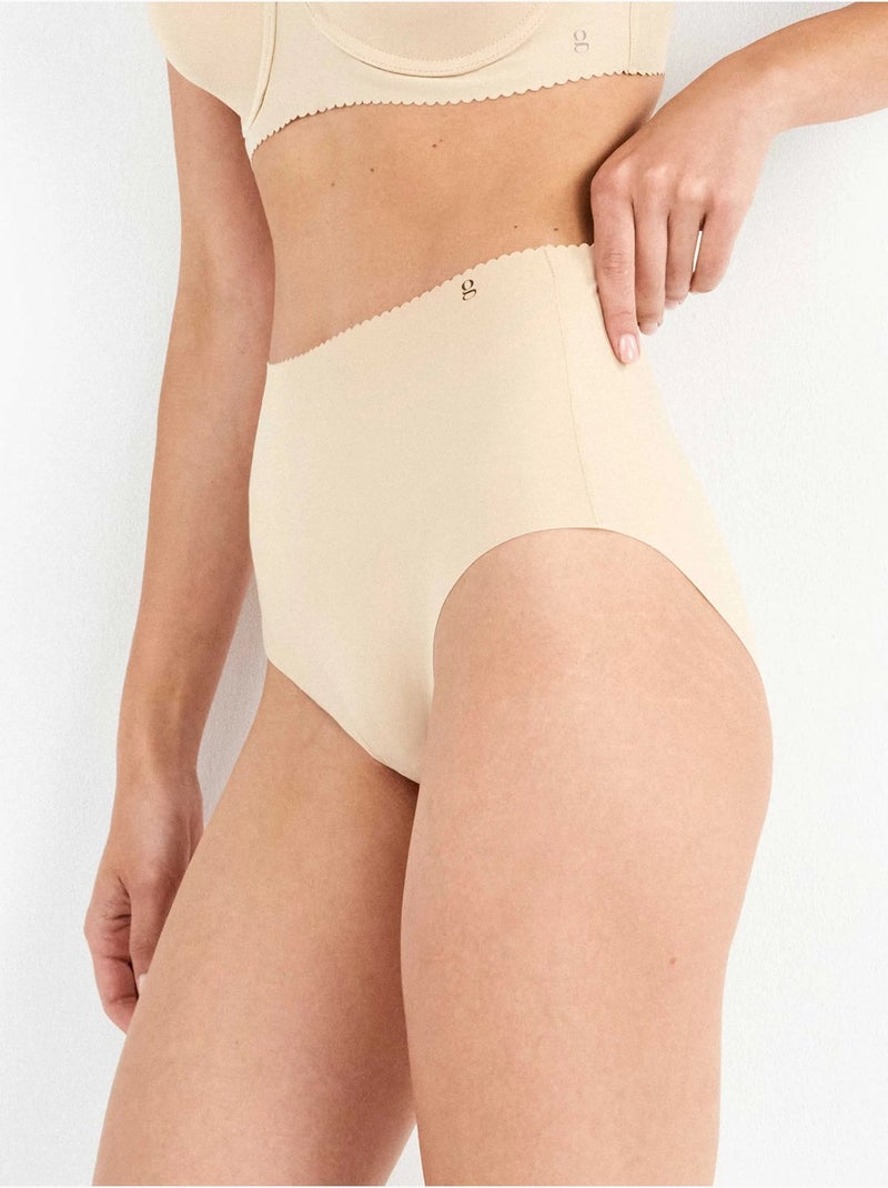 slip a vita alta invisibili tessuto microfibra Rosa - Kiabi