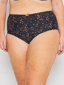 Taglie forti donna - Slip a vita alta - Kiabi