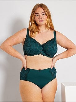 Taglie forti donna - Slip a vita alta - Kiabi