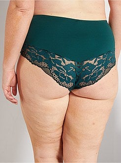 Taglie forti donna - Slip a vita alta - Kiabi