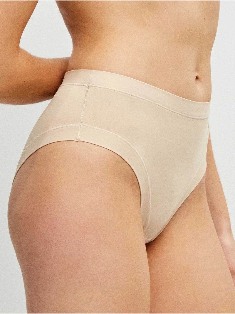 Slip alto in microfibra Rosa - Kiabi