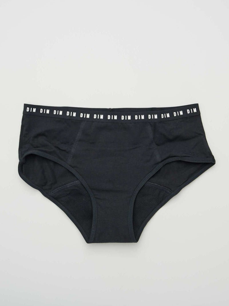 Slip assorbenti lavabili 'DIM' nero - Kiabi