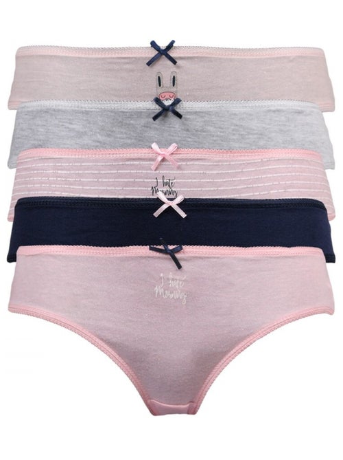 Slip bambina confezione da 5 - Kiabi