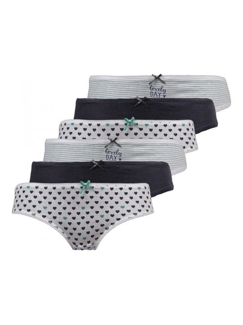 Slip bambina confezione da 6 - Kiabi