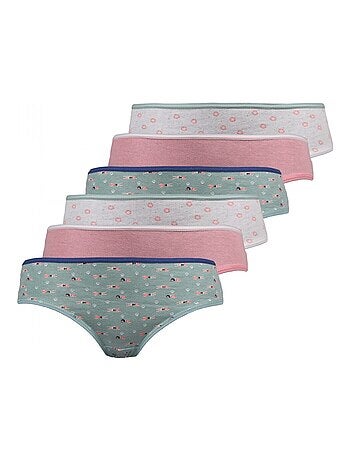 Slip bambina confezione da 6