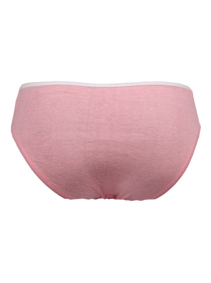 Slip bambina confezione da 6 Bianco Rosa Blu - Kiabi