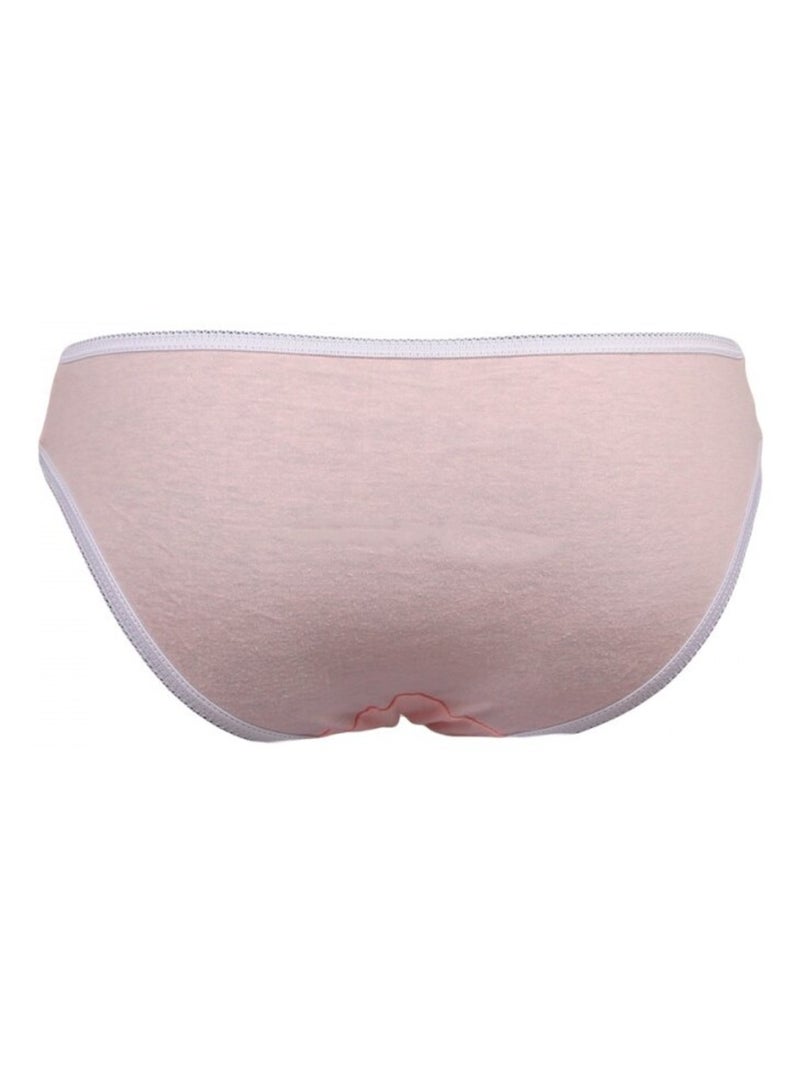 Slip bambina confezione da 6 Bianco Rosa - Kiabi