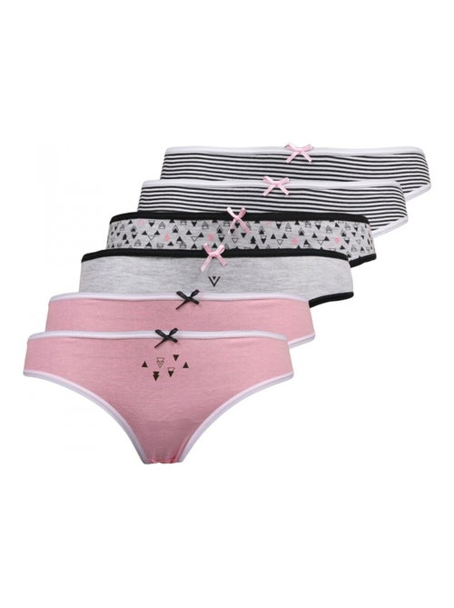 Slip bambina confezione da 6 - Kiabi