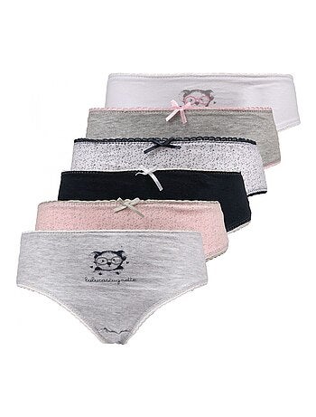 Slip bambina Lulu Castagnette confezione da 6
