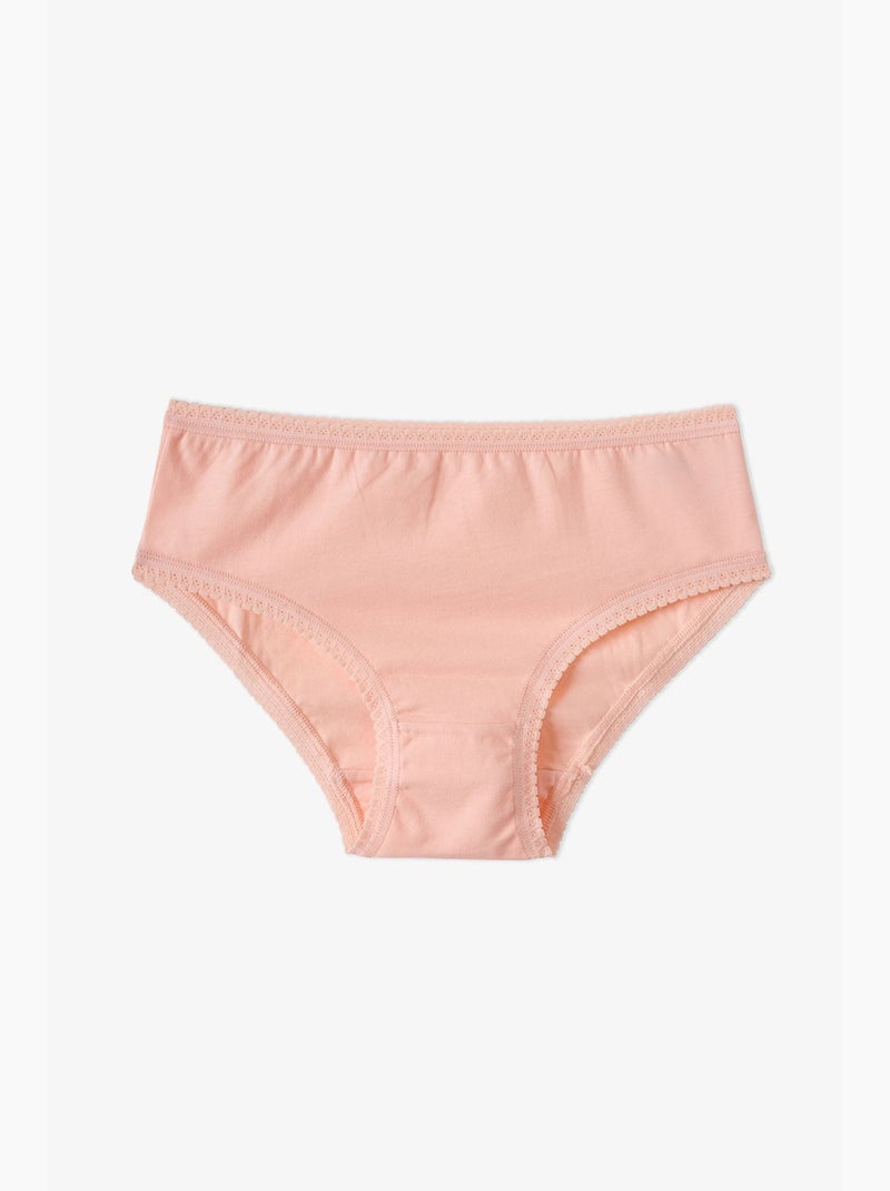 Slip bambina princess print floreale in cotone penti Rosa - Kiabi
