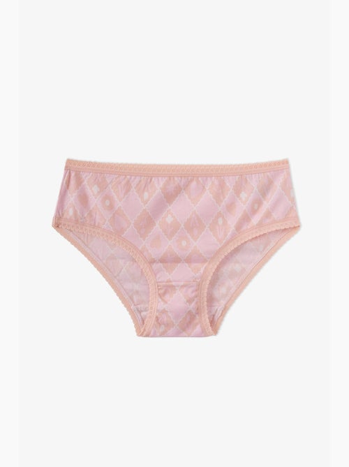 Slip bambina princess print floreale in cotone penti - Kiabi Slip bambina princess print floreale in cotone penti - Kiabi
