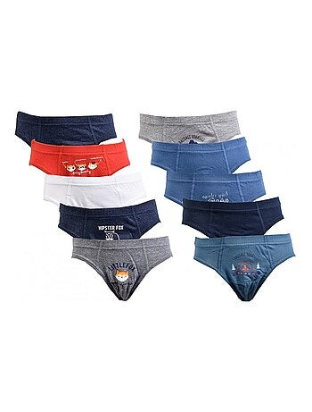 Slip Bambina TWINDAY in cotone - Confezione da 10