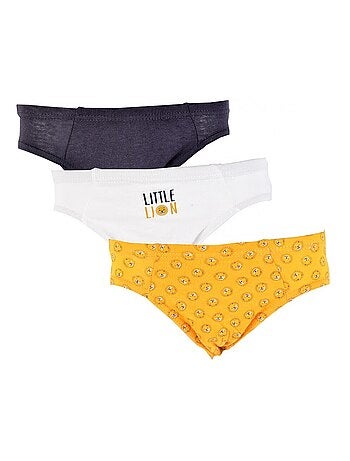 Slip Bambino TWINDAY Cotone - Confezione da 3
