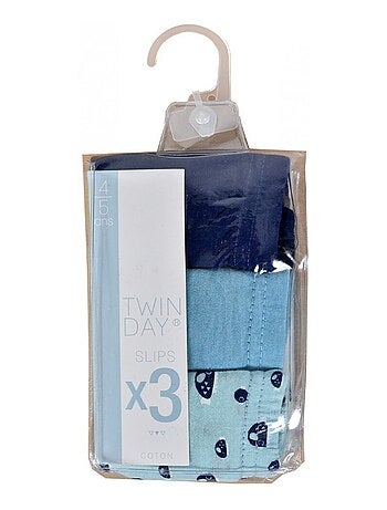 Slip Bambino TWINDAY Cotone - Confezione da 3