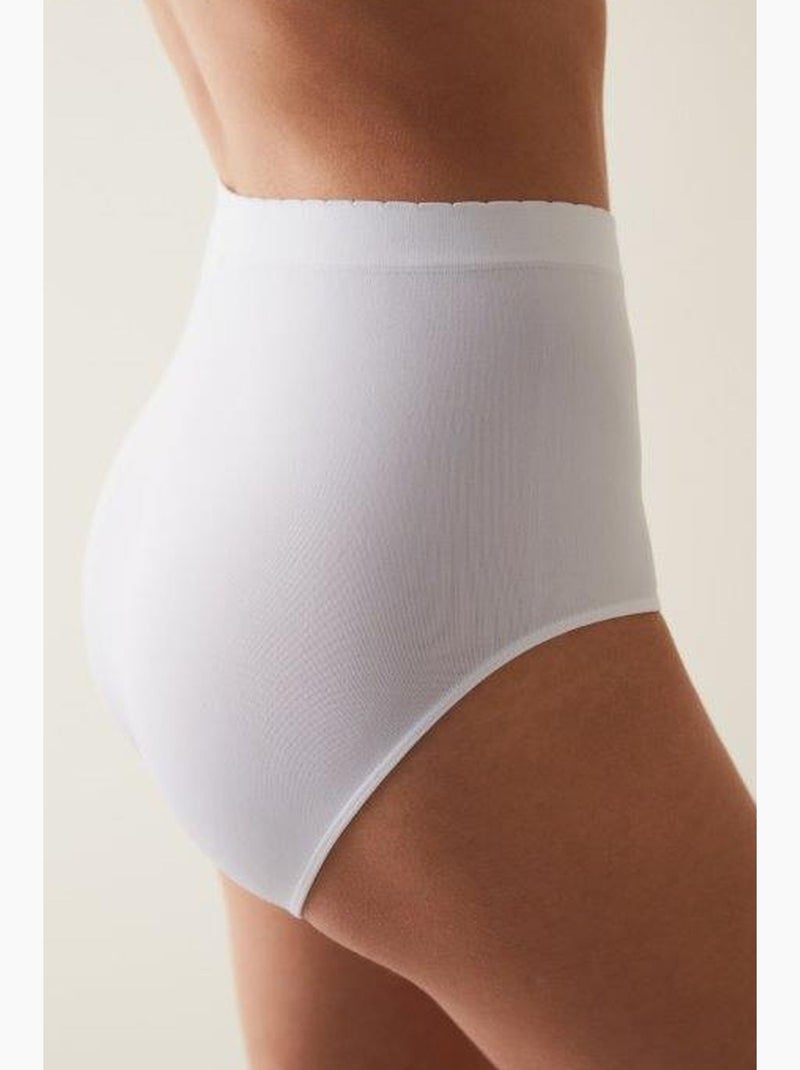 Slip basic a vita alta penti Bianco - Kiabi