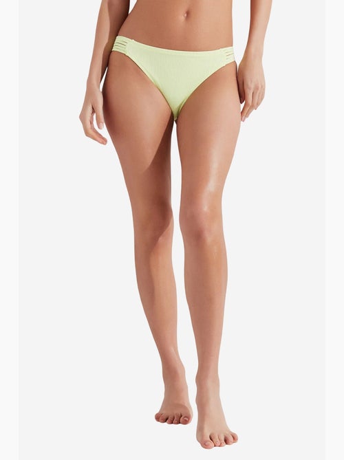 Slip bikini a coste basic chic penti - Kiabi Slip bikini a coste basic chic penti - Kiabi