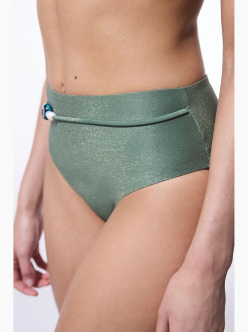 Slip bikini a vita alta con perline penti - Kiabi Slip bikini a vita alta con perline penti - Kiabi