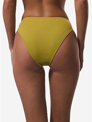 Slip bikini a vita alta con sgambatura alta penti