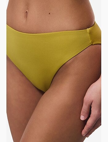 Slip bikini a vita alta con sgambatura alta penti