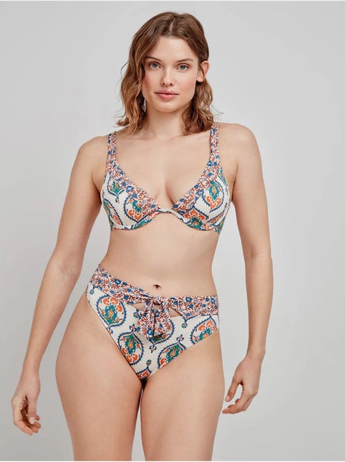 Slip bikini a vita alta fantasia - Kiabi Slip bikini a vita alta fantasia - Kiabi