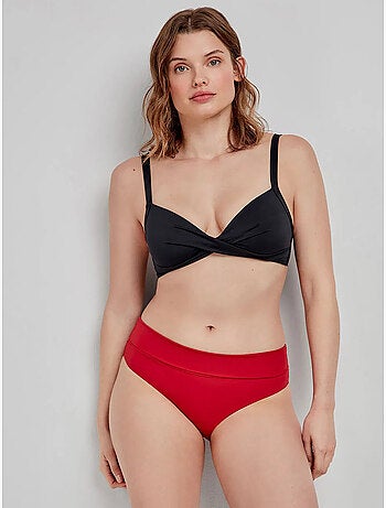 Slip bikini a vita alta multiposizione