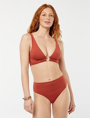 Slip bikini a vita alta