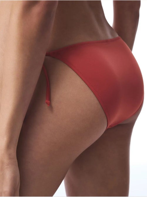 Slip bikini a vita bassa con lacci laterali penti - Kiabi