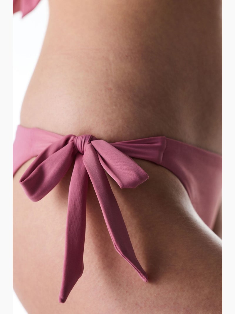 Slip bikini a vita media penti Rosa antico - Kiabi