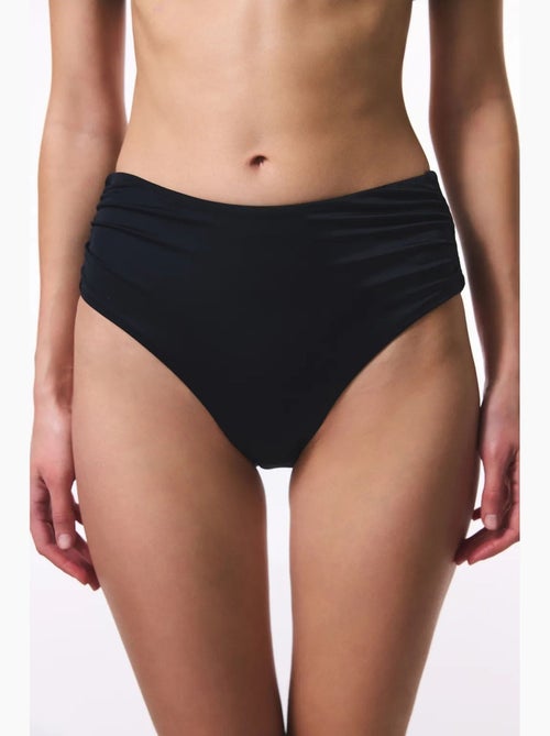 Slip bikini alto arricciato penti - Kiabi