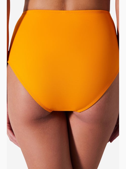 Slip bikini alto con volant penti - Kiabi