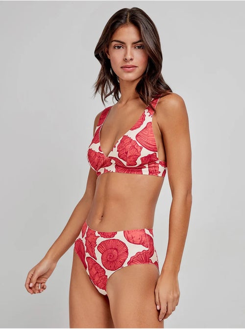 Slip bikini alto - Kiabi