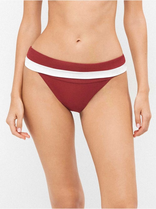 Slip bikini alto multiposizione - Kiabi