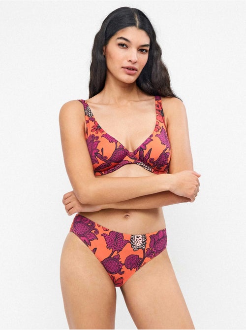 Slip bikini alto stampato - Kiabi Slip bikini alto stampato - Kiabi