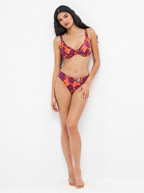 Slip bikini alto stampato - Kiabi Slip bikini alto stampato - Kiabi