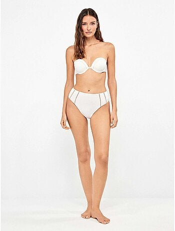 Slip bikini alto traforato