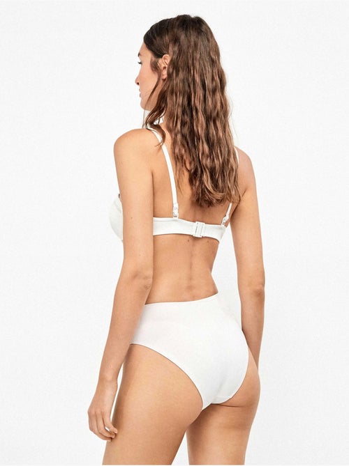 Slip bikini alto traforato - Kiabi