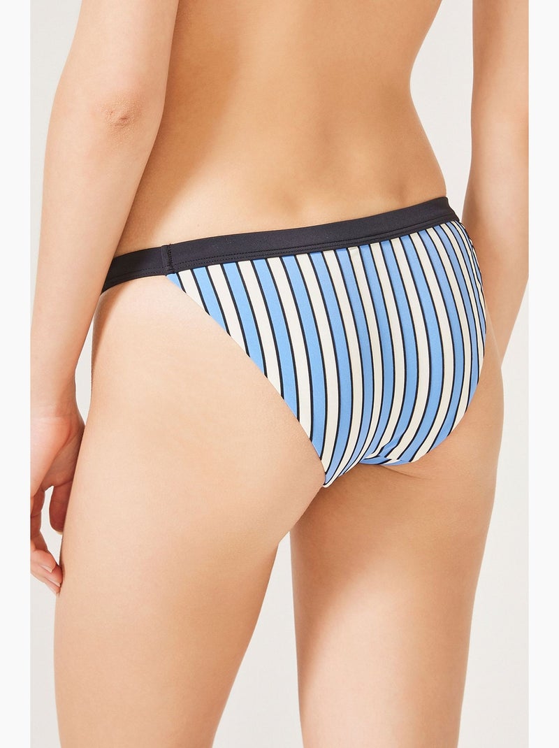 Slip bikini band super penti Bianco Blu Nero - Kiabi