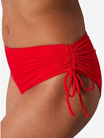 Slip bikini basic a vita alta con anello penti