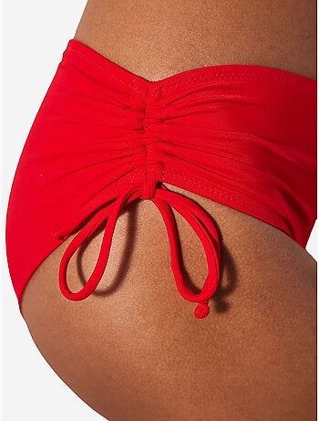 Slip bikini basic a vita alta con anello penti