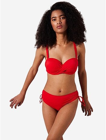 Slip bikini basic a vita alta con anello penti