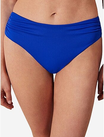 Slip bikini basic a vita alta con arricciatura collezione cornetto penti