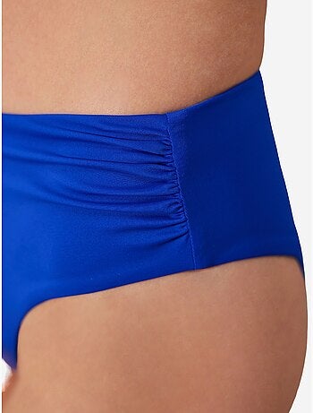 Slip bikini basic a vita alta con arricciatura collezione cornetto penti
